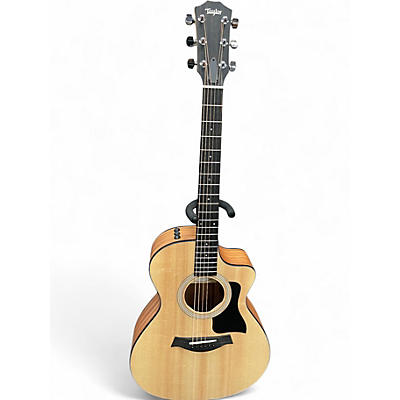 Used Taylor 112ce-s Natural Acoustic Electric Guitar
