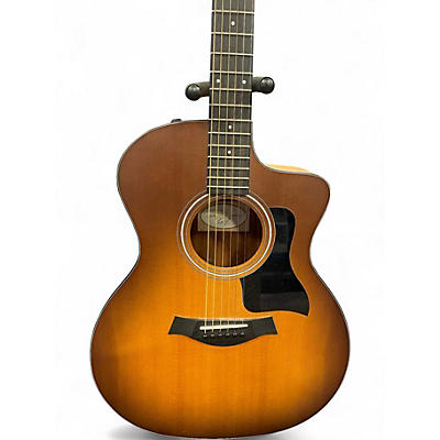 Used Taylor 114CE 2 Color Sunburst Acoustic Electric Guitar