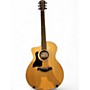 Used Taylor 114CE Left Handed Natural Acoustic Electric Guitar Natural