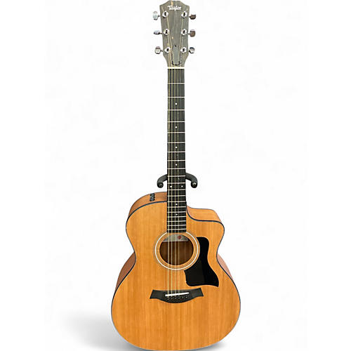 Used Taylor 114CE Natural Acoustic Electric Guitar Natural