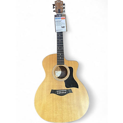 Used Taylor 114CE Natural Acoustic Electric Guitar Natural