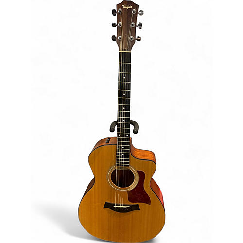 Used Taylor 114CE Natural Acoustic Electric Guitar Natural
