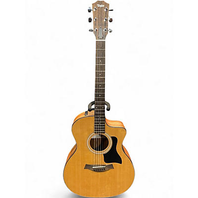 Used Taylor 114CE Natural Acoustic Electric Guitar