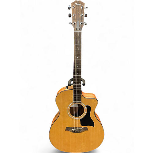 Used Taylor 114CE Natural Acoustic Electric Guitar Natural