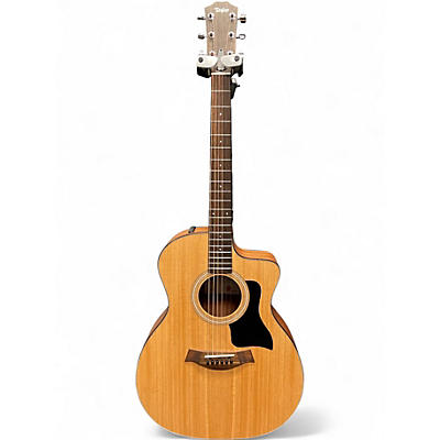 Used Taylor 114CE Natural Acoustic Electric Guitar