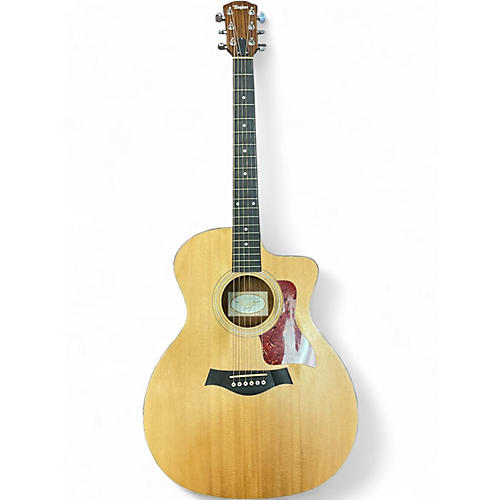 Used Taylor 114CE Natural Acoustic Electric Guitar Natural