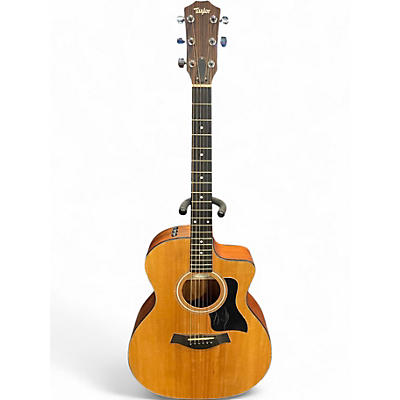 Used Taylor 114CE Natural Acoustic Electric Guitar