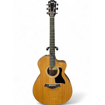 Used Taylor 114CE Natural Acoustic Electric Guitar