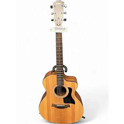Used Taylor 114CE Natural Acoustic Electric Guitar