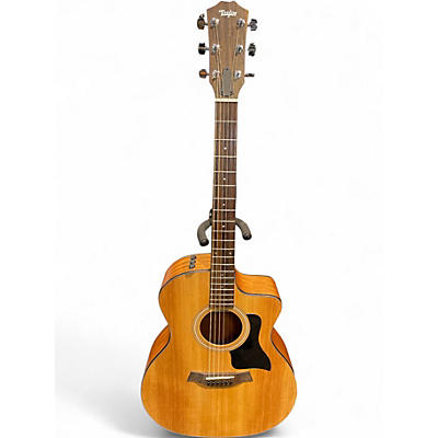 Used Taylor 114CE Natural Acoustic Electric Guitar