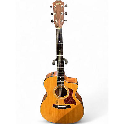 Used Taylor 114CE Natural Acoustic Electric Guitar