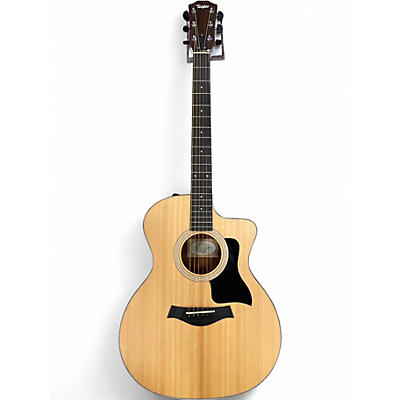 Used Taylor 114CE Natural Acoustic Electric Guitar