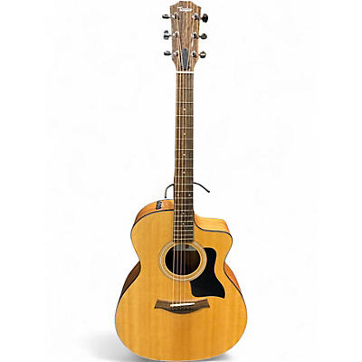 Used Taylor 114CE Natural Acoustic Electric Guitar