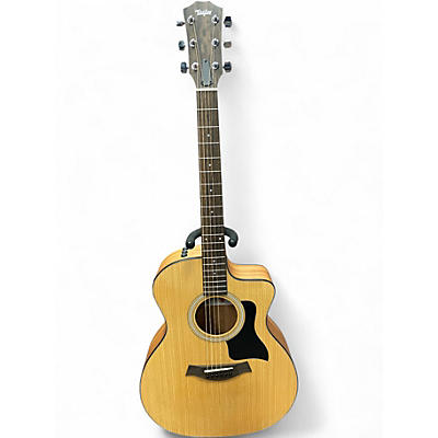 Used Taylor 114CE Natural Acoustic Electric Guitar
