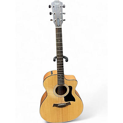 Used Taylor 114CE Natural Acoustic Electric Guitar