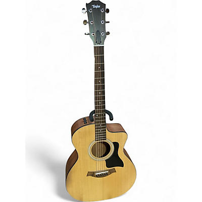 Used Taylor 114CE Natural Acoustic Electric Guitar