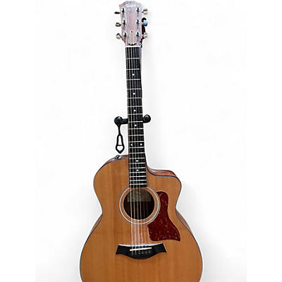 Used Taylor 114CE Natural Acoustic Electric Guitar