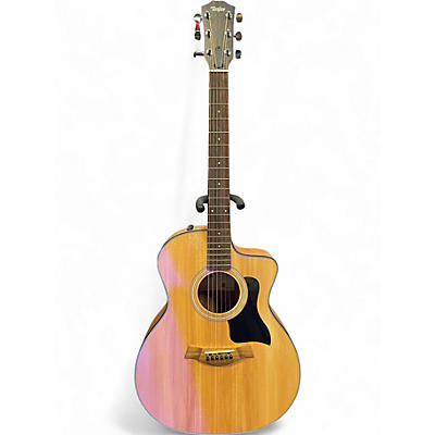 Used Taylor 114CE Natural Acoustic Electric Guitar