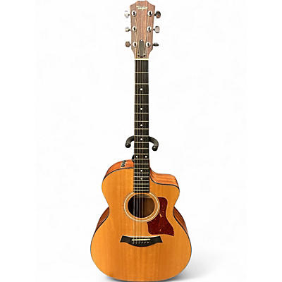 Used Taylor 114CE Natural Acoustic Electric Guitar