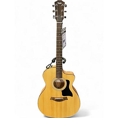 Used Taylor 114CE Natural Acoustic Electric Guitar