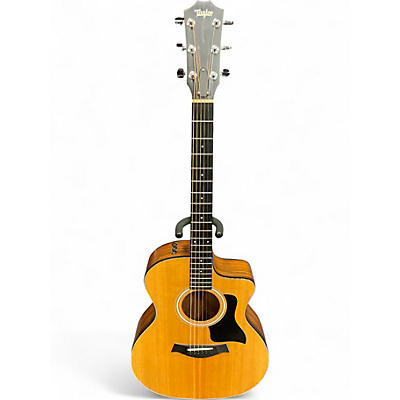 Used Taylor 114CE Natural Acoustic Electric Guitar