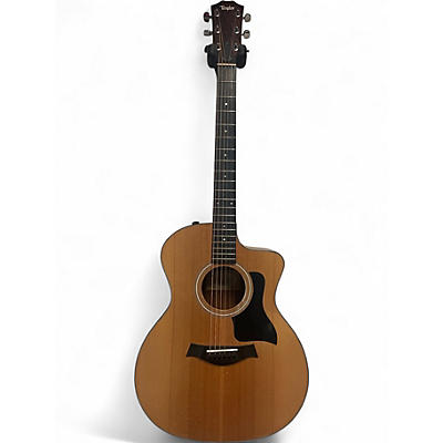 Used Taylor 114CE Natural Acoustic Electric Guitar