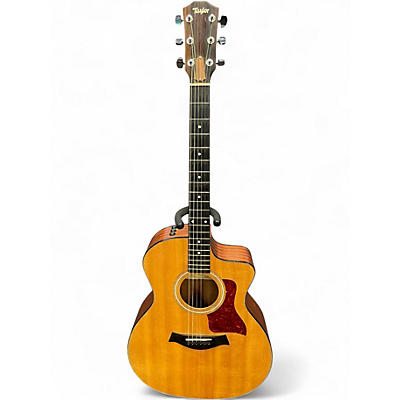 Used Taylor 114CE Natural Acoustic Electric Guitar