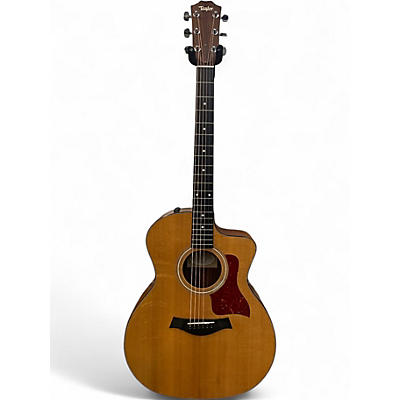 Used Taylor 114CE Natural Acoustic Electric Guitar