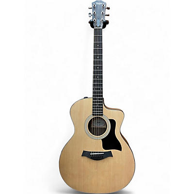 Used Taylor 114CE Natural Acoustic Electric Guitar