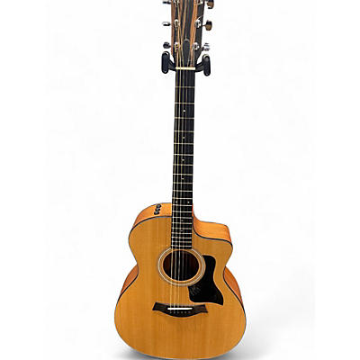 Used Taylor 114CE Natural Acoustic Electric Guitar