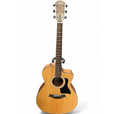 Used Taylor 114CE Natural Acoustic Electric Guitar