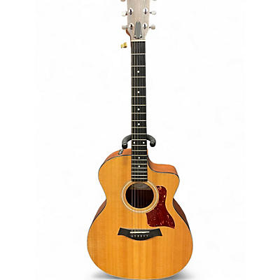 Used Taylor 114CE Natural Acoustic Electric Guitar