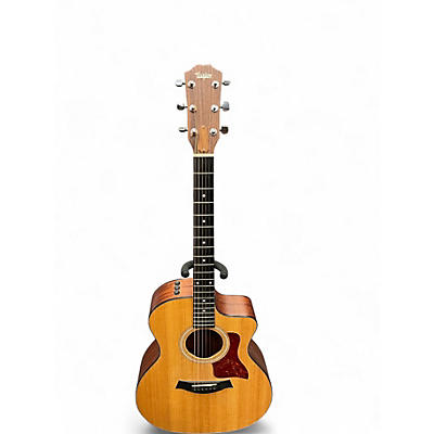 Used Taylor 114CE Natural Acoustic Electric Guitar