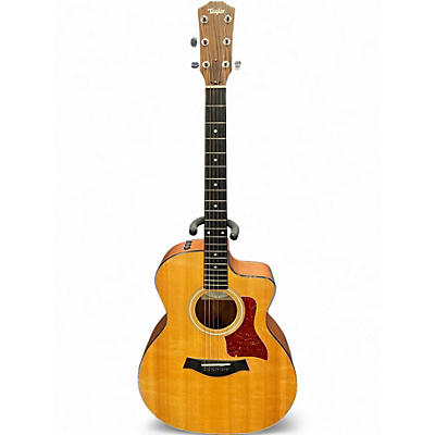Used Taylor 114CE Natural Acoustic Electric Guitar