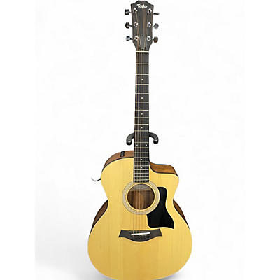 Used Taylor 114CE Natural Acoustic Electric Guitar