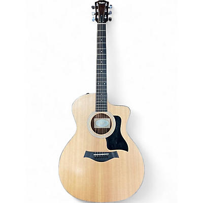 Used Taylor 114CE Natural Acoustic Electric Guitar
