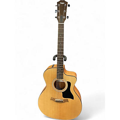 Used Taylor 114CE Natural Acoustic Electric Guitar