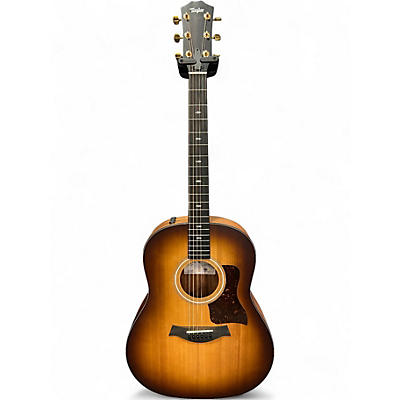 Used Taylor 117e 2 Color Sunburst Acoustic Electric Guitar