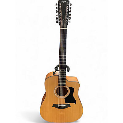 Used Taylor 150 CE Natural 12 String Acoustic Electric Guitar