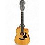Used Taylor 150CE Natural 12 String Acoustic Electric Guitar Natural