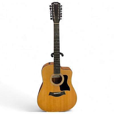 Used Taylor 150CE Natural 12 String Acoustic Electric Guitar