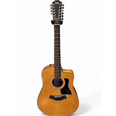 Used Taylor 150CE Natural 12 String Acoustic Electric Guitar