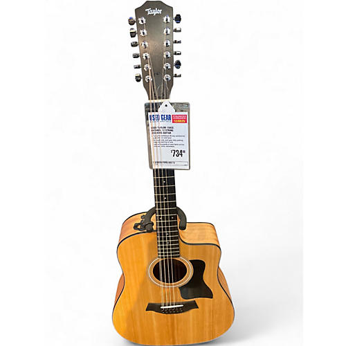 Used Taylor 150CE Natural 12 String Acoustic Guitar Natural