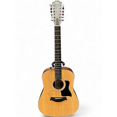 Used Taylor 150E Natural 12 String Acoustic Electric Guitar