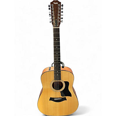 Used Taylor 150E Natural 12 String Acoustic Electric Guitar