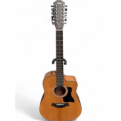 Used Taylor 150ce Natural 12 String Acoustic Electric Guitar