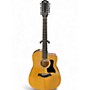 Used Taylor 150ce Natural 12 String Acoustic Electric Guitar Natural