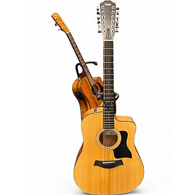 Used Taylor 150ce Natural 12 String Acoustic Guitar