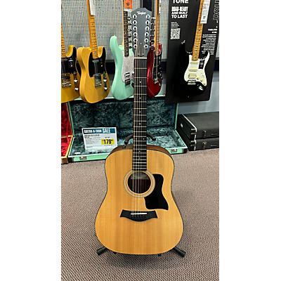 Taylor Used Taylor 150e Natural 12 String Acoustic Electric Guitar