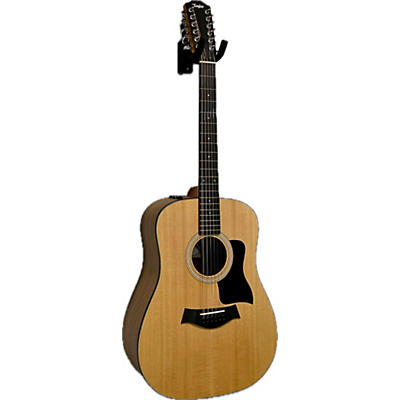 Taylor Used Taylor 150e Natural 12 String Acoustic Electric Guitar